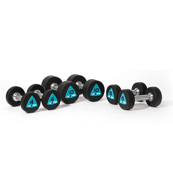 Urethane Round Dumbbells (2kg to 12kg) Set