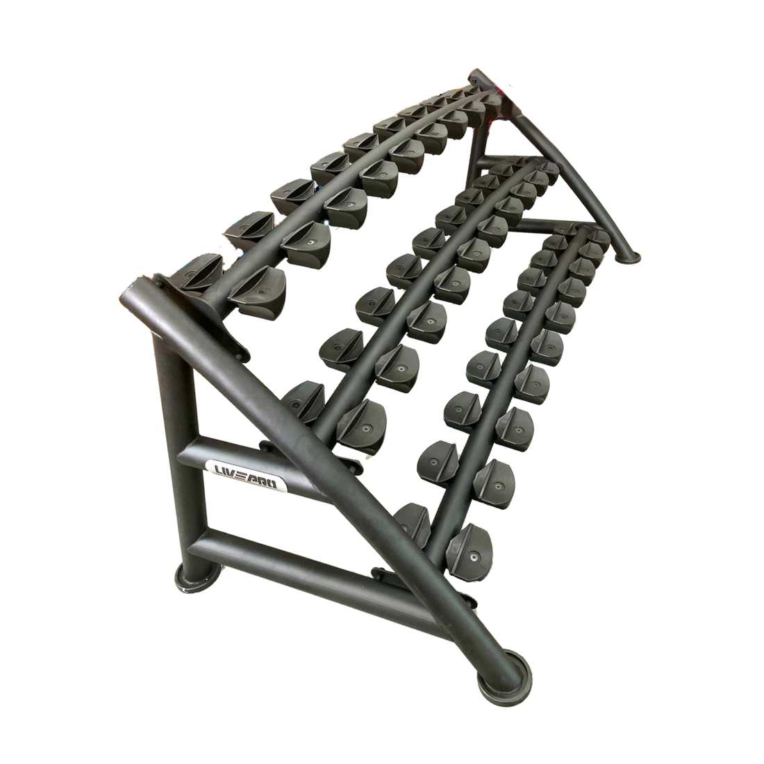 Livepro 15 Pairs Dumbbell Rack