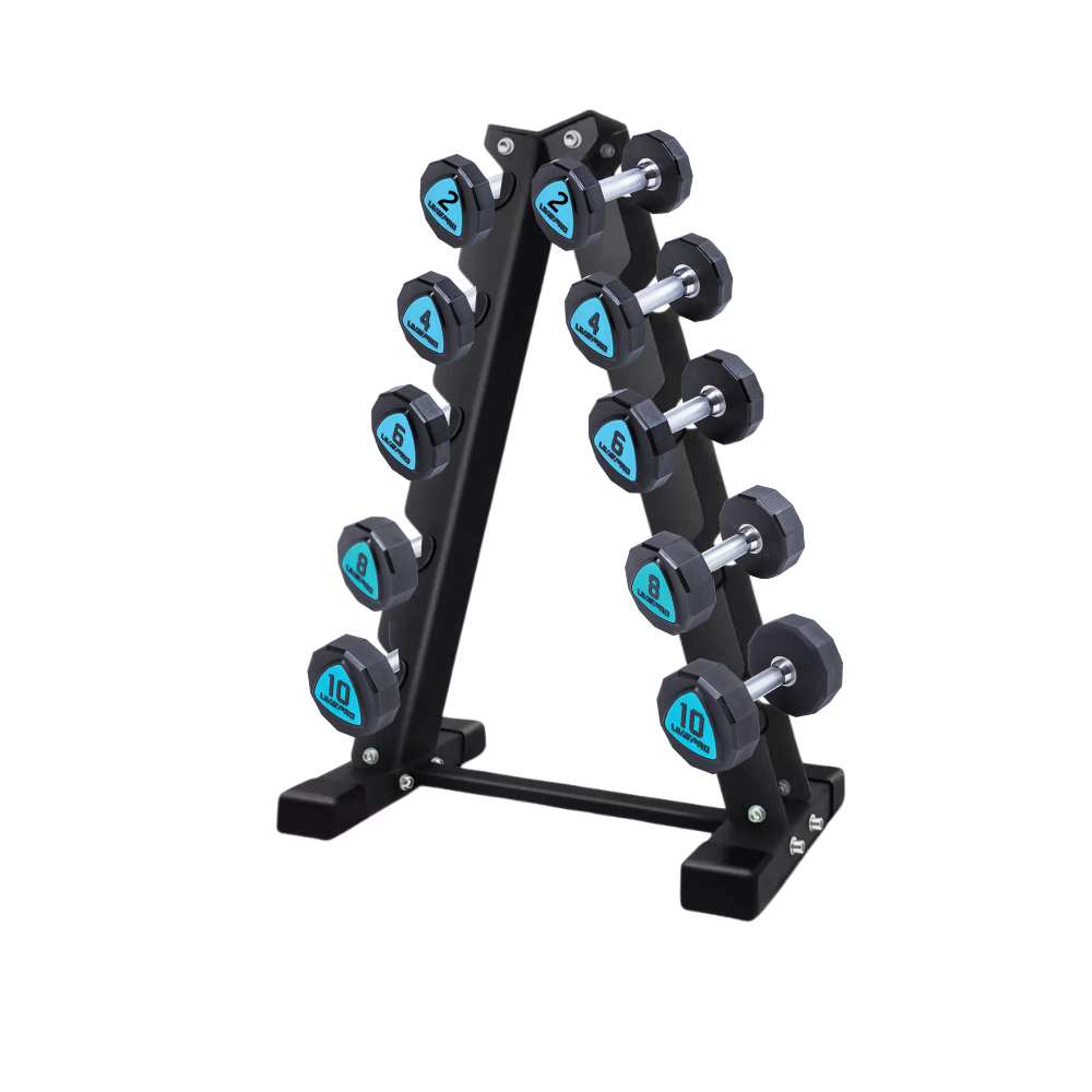 Urethane 12-Sided Dumbbells (2kg to 10kg) Set