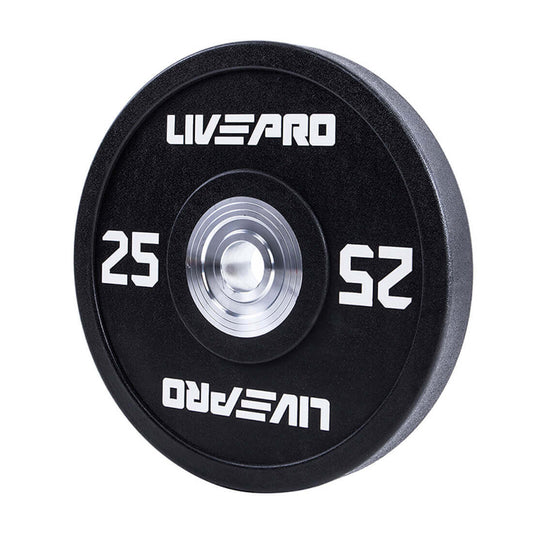 Livepro Urethane Competition Bumper Plates 25kg - Sold As Pair