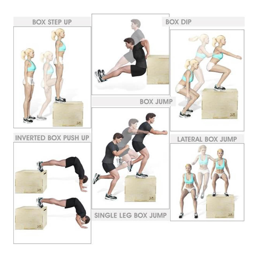 Plyometric box online exercises