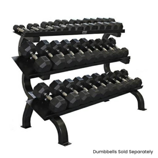 Liveup 3-Tier Commercial Dumbbells Rack