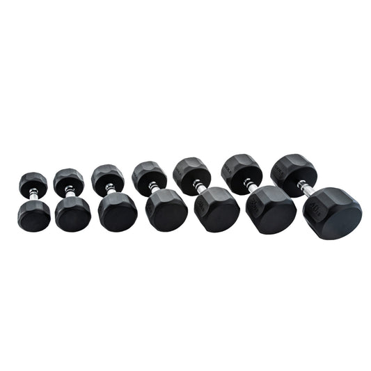 Sole Hexagonal Dumbbells 10-40Lbs Set