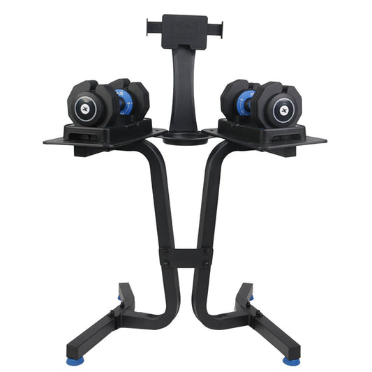 Xterra Adjustable Dumbbells 5-25Kg Set with Stand