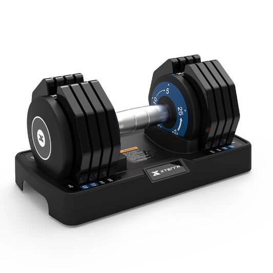 Xterra Adjustable Dumbbells 5-25kg Set